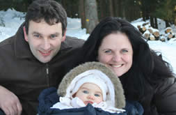 Wir im Schnee
